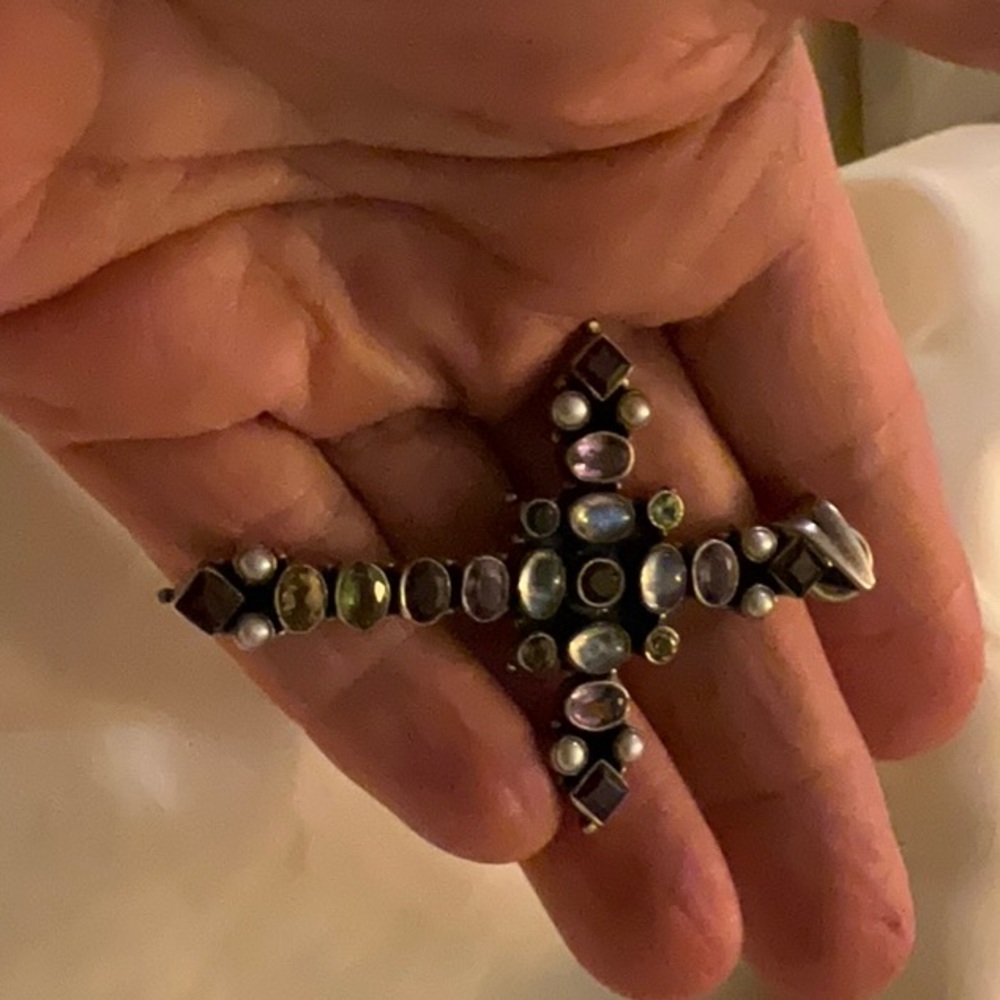 Nicky Butler NB  Pendant with multi colored stones